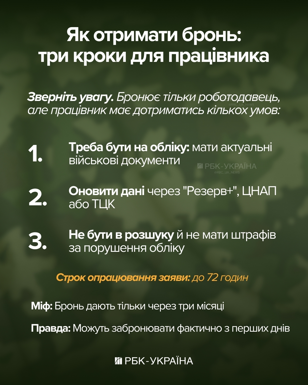 Не только для работодателя. Что нужно сделать, чтобы вам дали бронь от мобилизации
